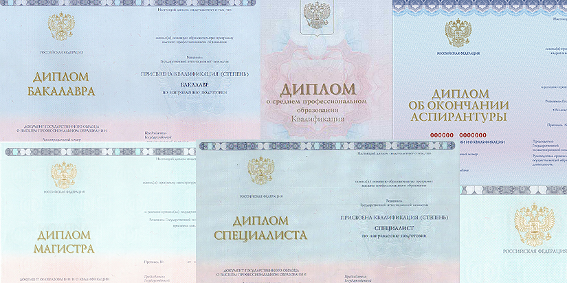 Дипломы гособразца любого профиля